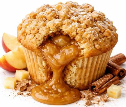 Muffinka waniliowa jabłkowa