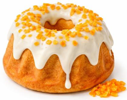 Babka waniliowa w polewie białej